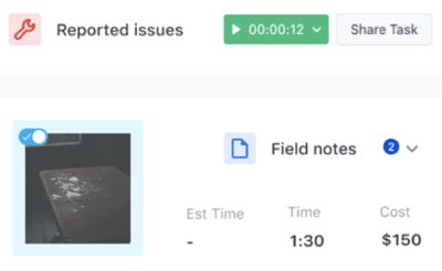Reported issues