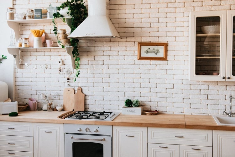 Kitchen with attractive home decor