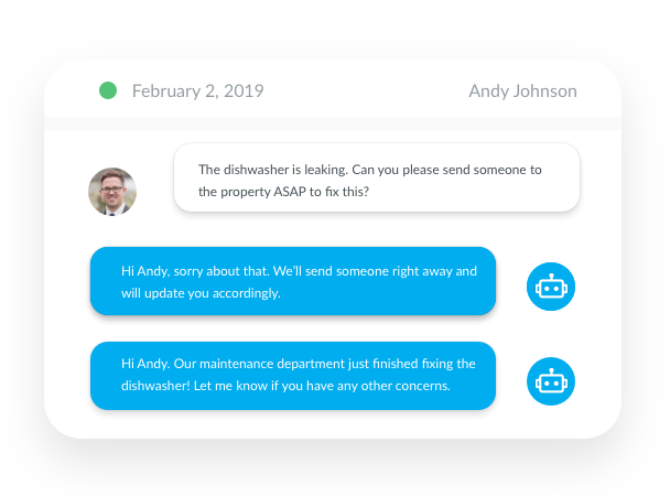Automatically Communicate Task Status with Guests.