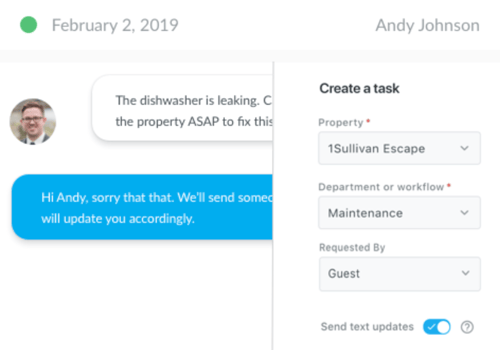 Breezeway’s guest and team management inbox