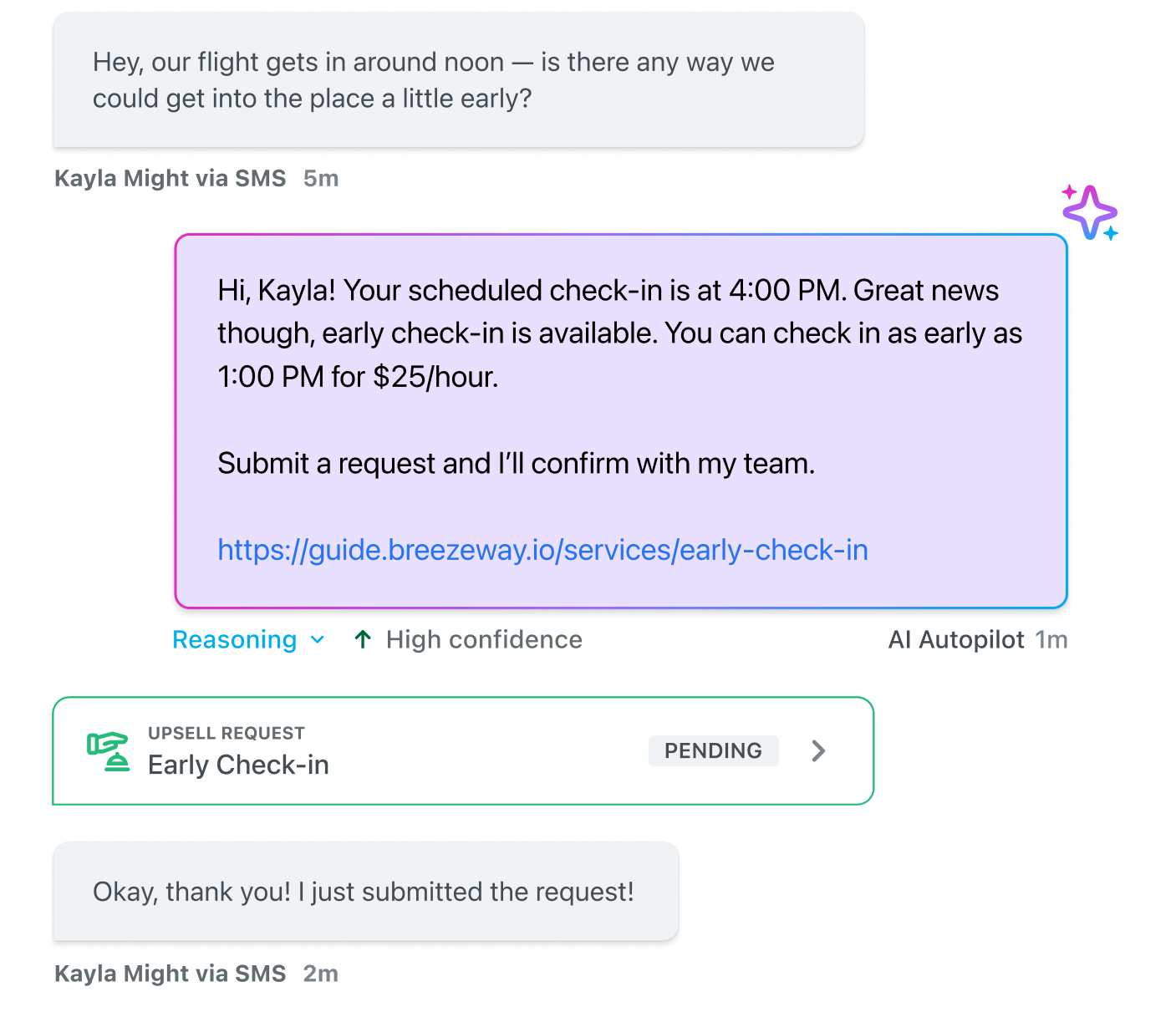 UI - upsells